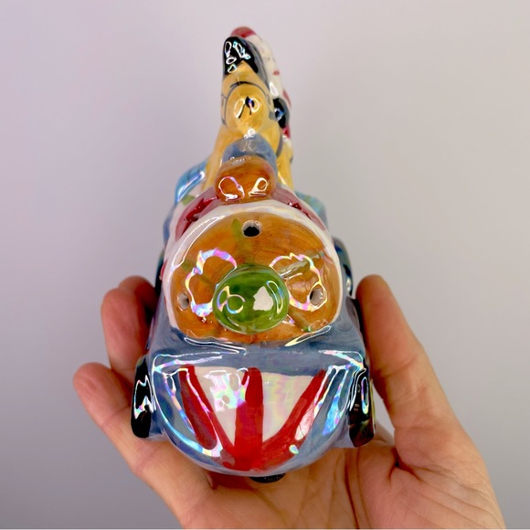 Handmade Ceramic Christmas Santa Led Night Light - Picture 7 of 7